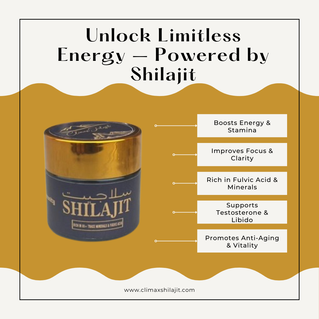 Climax Shilajit | Artisan-Crafted Pure Shilajit Resin 10g